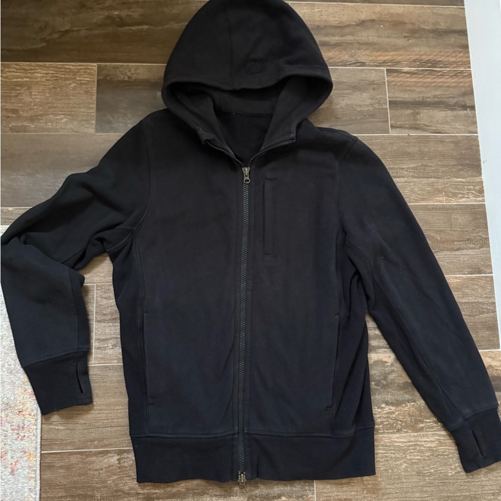 lululemon athletica Men's Black Zip-Up Sweater